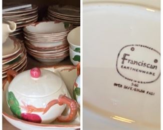 Large Set of Franciscan Apple earthenware - great condition