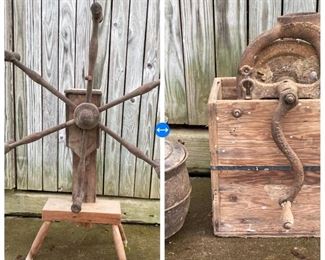 Wool Winder and Corn Cobber