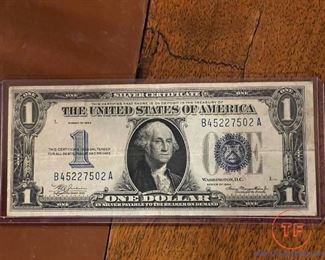 1934 $1 Silver Certificate "Funny Back"
