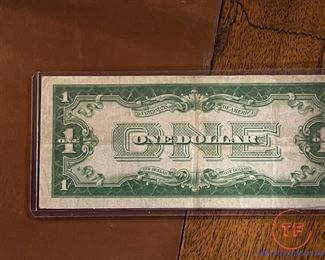 1934 $1 Silver Certificate "Funny Back"
