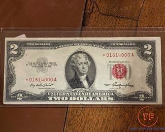 1953 STAR $2 Red Seal