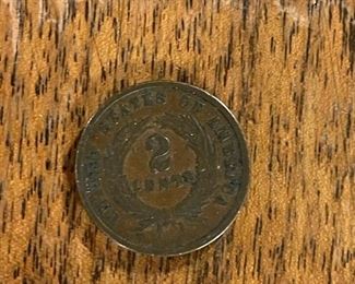 1864 2 Cent
