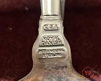 Royal Danish Sterling SILVER Flatware Set