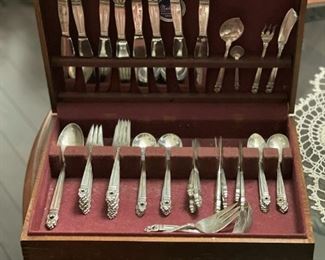 Royal Danish Sterling SILVER Flatware Set