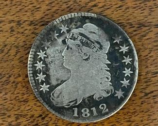 1812 Capped Bust Silver Half Dollar
