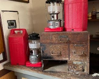 Antique Western Paper Company Wood Cabinet