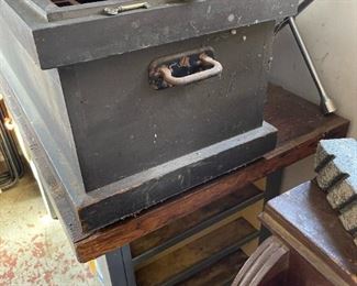 Antique Carpenter's Trunk / Cabinet with Original Lock and Key