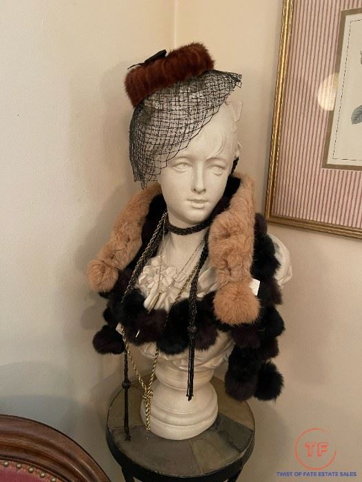 Vintage CARRIER BELLEUSE Plaster Sculpture