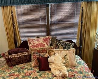 Vintage King Size Post Bed