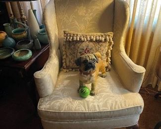 Vintage Woodmark Originals Wingback Chair