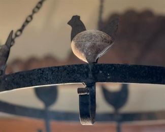 Antique Hen Pot Hanger