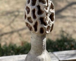 Outdoor Concrete Morel Mushroom Yard Art