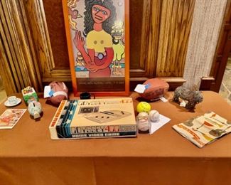 Autographed items,  Lennie Kesl was pulled by owner