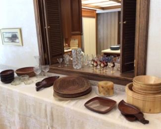 Wood, nice glass