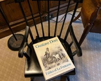 Child’s Hitchcock rocker