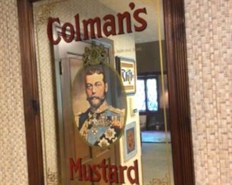 Bar type advertising sign 