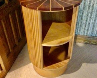 Canterbury type revolving book stand