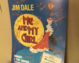 Vintage signed poster