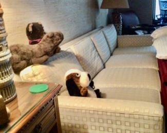 Nice modern style extra long couch 