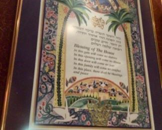 Lovely Blessing of the house large art