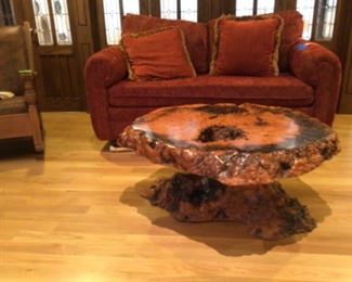 Great tree trunk coffee table