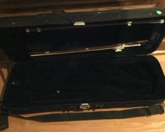 Violin case & bow