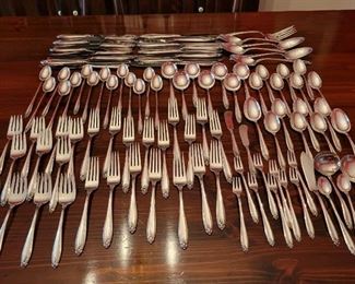 International Sterling Prelude Flatware (Same set as in previous picture) 