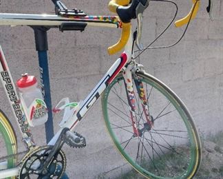 GT Sport Beans Jelly Belly Bryce Mead Bike Bicycle Carbon/Aluminum Jelly Belly Team Road Bike - XXL	Seat Tube: Crank Center to Seat Clamp: 25.25in
