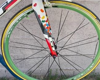 GT Sport Beans Jelly Belly Bryce Mead Bike Bicycle Carbon/Aluminum Jelly Belly Team Road Bike - XXL	Seat Tube: Crank Center to Seat Clamp: 25.25in
