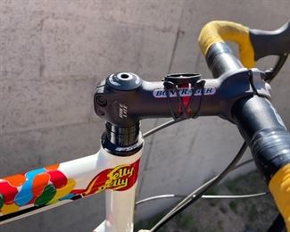 GT Sport Beans Jelly Belly Bryce Mead Bike Bicycle Carbon/Aluminum Jelly Belly Team Road Bike - XXL	Seat Tube: Crank Center to Seat Clamp: 25.25in
