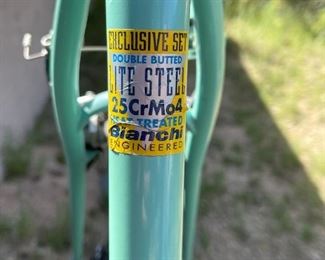 Bianchi Mega PRO-L Lite Steel Road Bike Bicycle	Seat Tube: Crank Center to Seat Clamp: 24in
