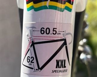 Specialized Allez Comp E5 Aerotec Road Bike Bicycle	Seat Tube: Crank Center to Seat Clamp: 23.25in
