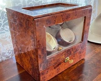 4 Watch Burl Wood Winder	
