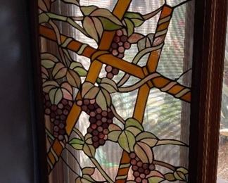 Grape Vine Stained Glass	
