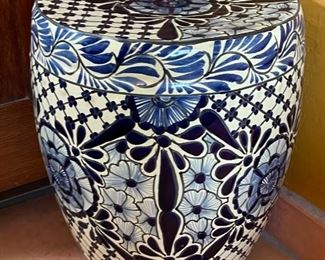 Mexican Ceramic  Pedestal	
