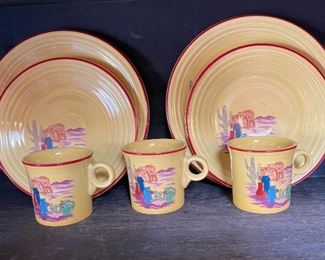 Fiesta Mexicana Decalware  Homer Laughlin Fiestaware Southwestern	
