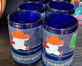 Hand Painted Mexican Glasses	
