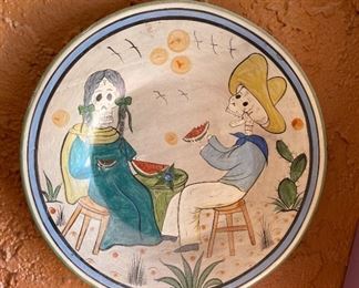 Javier Ramirez pottery Plate	
