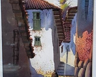 Original Watercolor Paulino Ore Valencia	
