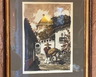 Original Watercolor Cruz #1	
