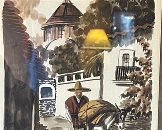 Original Watercolor Cruz #1	
