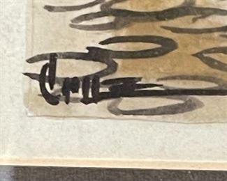 Original Watercolor Cruz #2	
