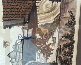 Original Watercolor Cruz #2	
