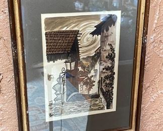 Original Watercolor Cruz #2	
