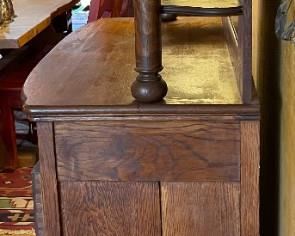 Antique Oak Sideboard w/ Mirror	

