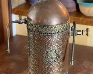 Vintage Cappamore ICL Espresso Coffee Machine Copper Brass Milano Italy	
