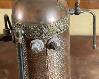 Vintage Cappamore ICL Espresso Coffee Machine Copper Brass Milano Italy	
