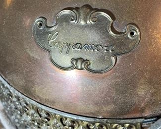 Vintage Cappamore ICL Espresso Coffee Machine Copper Brass Milano Italy	
