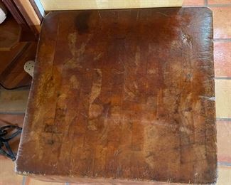 Huge Antique John Boos Butcher Block Table	
