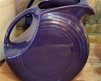 Fiesta Purple Disc Pitcher fiestaware	
